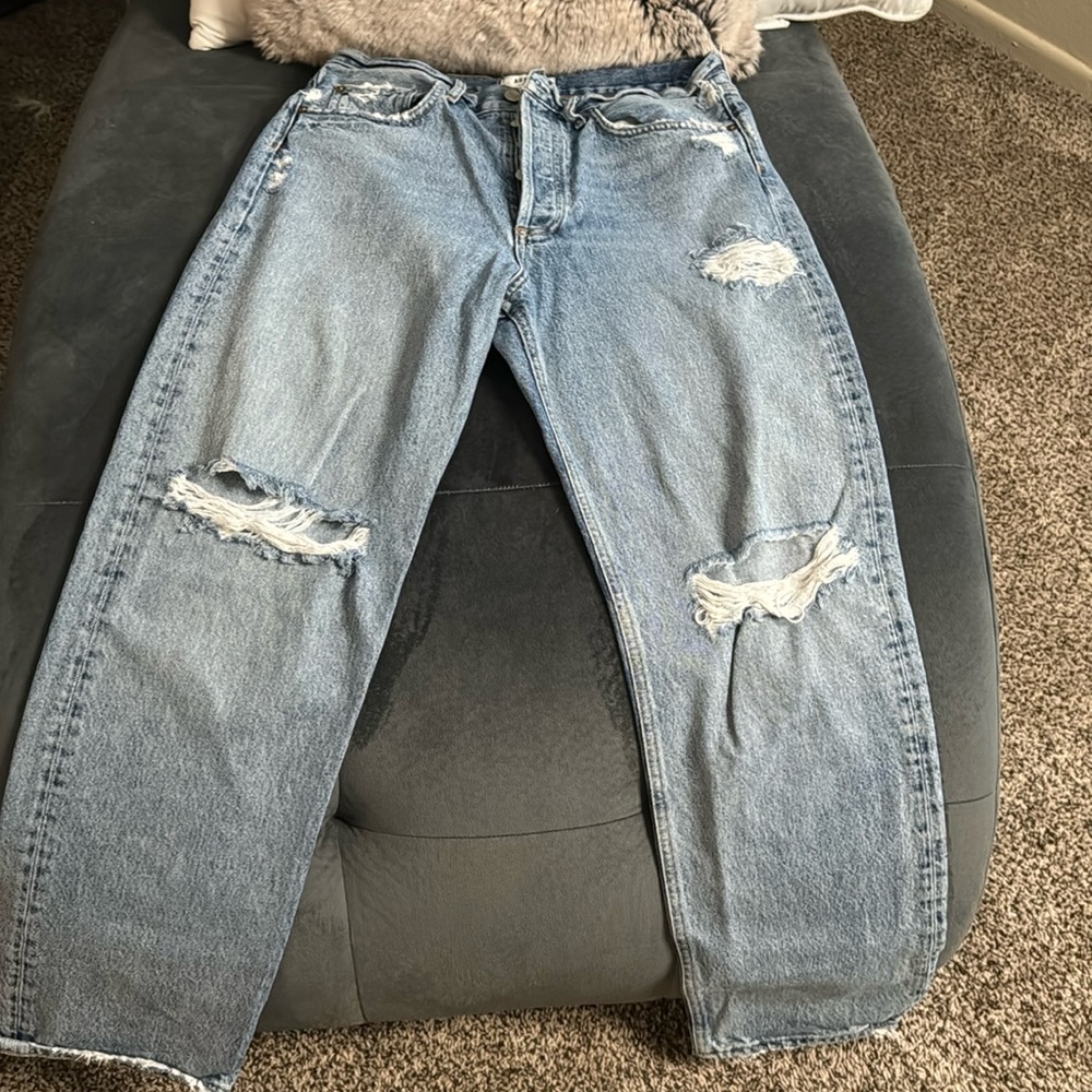 Agolde jeans mid rise loose fit.